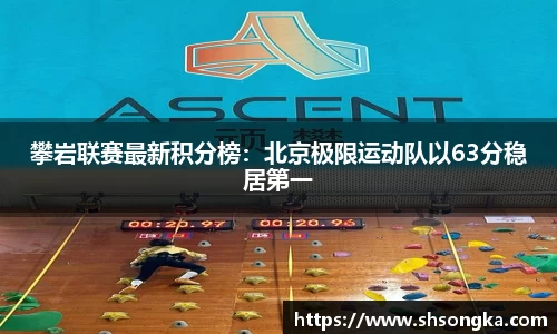 攀岩联赛最新积分榜：北京极限运动队以63分稳居第一