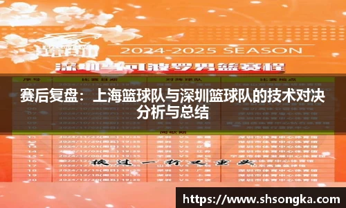 赛后复盘：上海篮球队与深圳篮球队的技术对决分析与总结